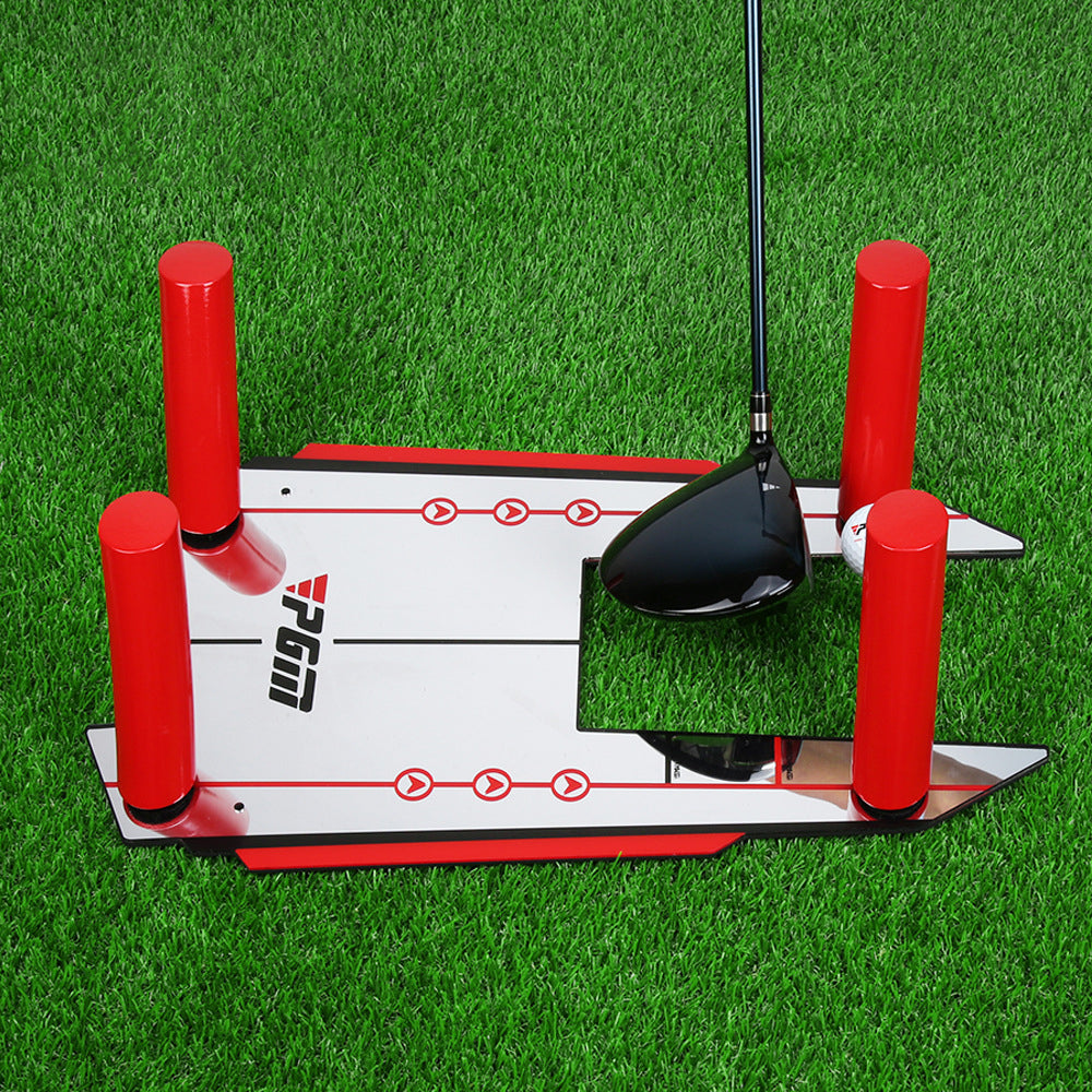 Lefty Golf Swing & Putting Alignment Mirror | Shatter-Proof Practice Aid