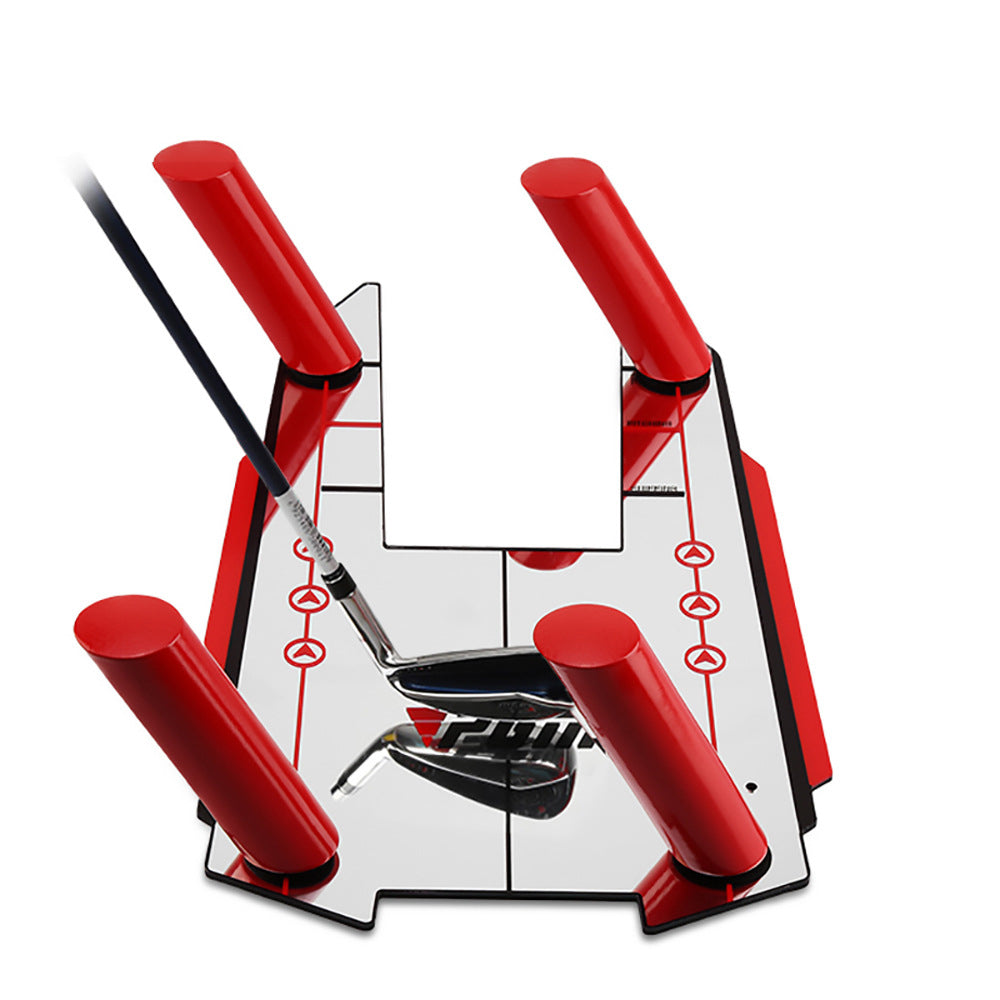 Lefty Golf Swing & Putting Alignment Mirror | Shatter-Proof Practice Aid